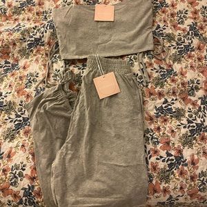 NWT Kittenish Tube Top Lounge Set